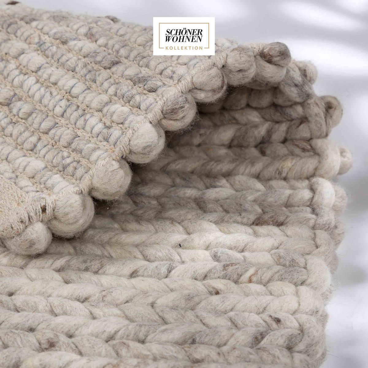 WOLLTEPPICH ENISA - Creme, Textil (140/200cm) - Schöner Wohnen