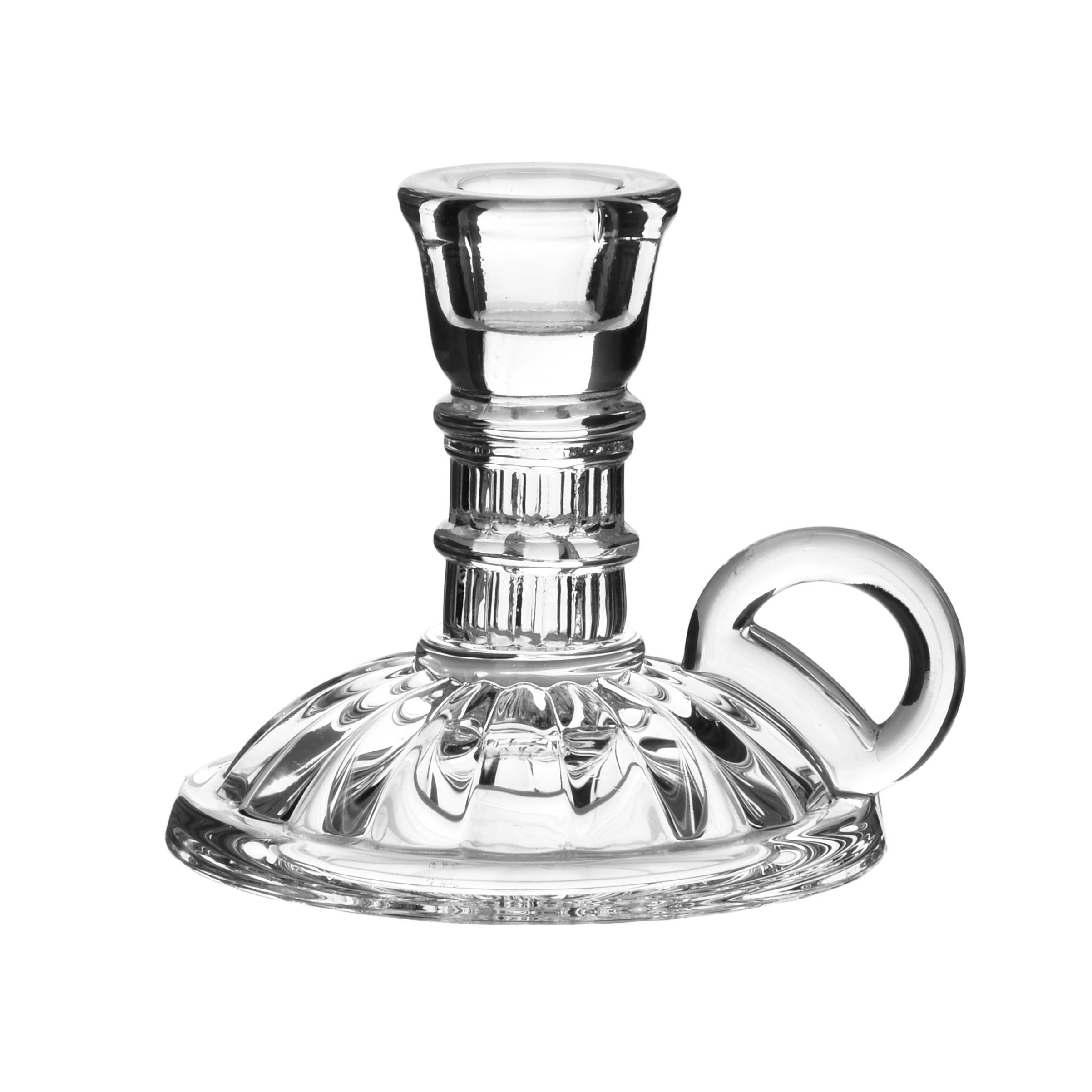 KERZENHALTER Patricia transparent 12/6/6 cm Glas - Transparent, Glas (6/6/12cm) - Mondex
