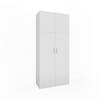 AKTENSCHRANK Ingo Weiß 80 x 182.4 cm - Weiß, Holzwerkstoff (80/182.4/37cm) - Vicco