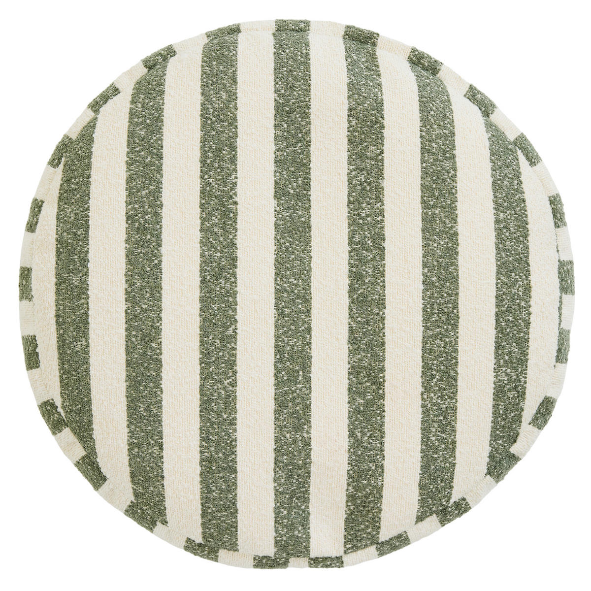 POUF aus Bouclé Milano - Grün, Textil (55/35/55cm) - icon
