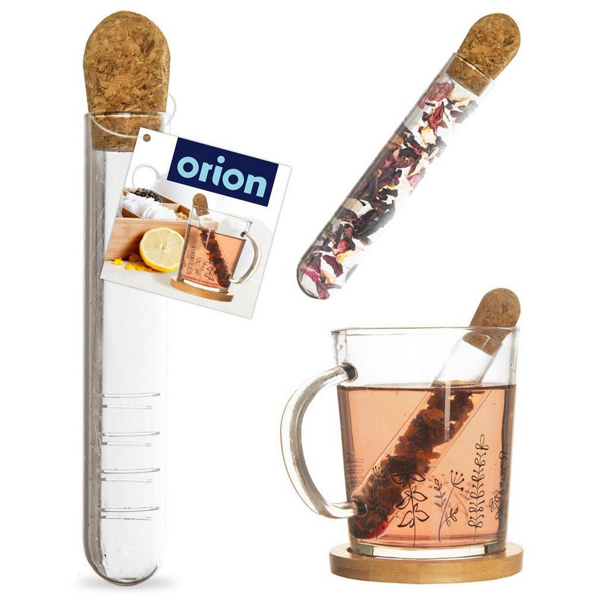 TEESIEB Glas 13 cm - Transparent, Glas (2/13/2cm) - Orion 
