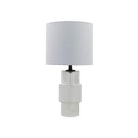 TISCHLAMPE YUKI - Transparent, Große Tischlampe - Transparent, Glas (26/26/51.6cm) - Home Deluxe