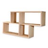 WANDREGAL ERNIE Natur 100/20/53 cm - Naturfarben, Holzwerkstoff (20/53/100cm) - Coemo