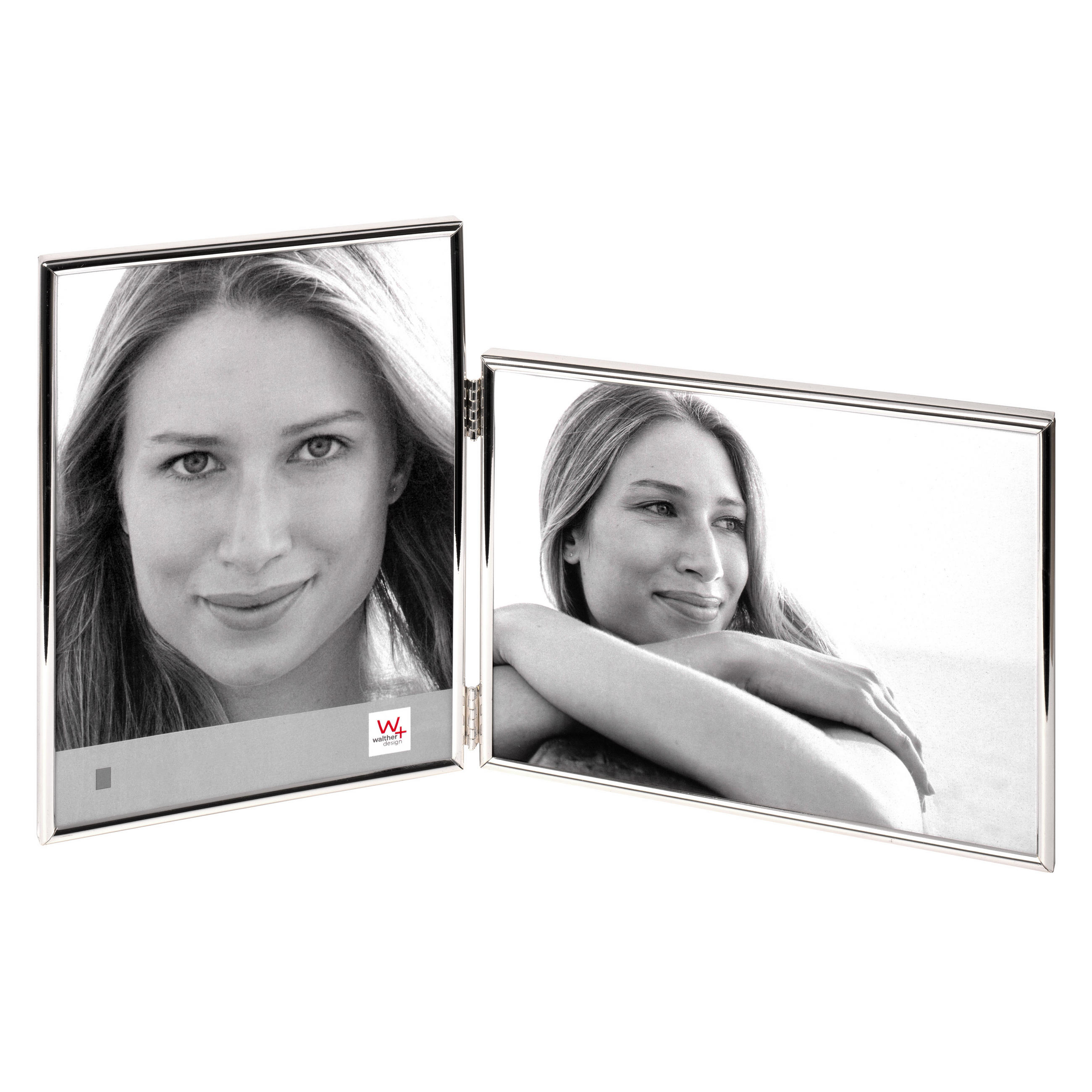 BILDERRAHMEN Chloe 2x10x15, silber - Silberfarben, Metall (17/16/1cm) - EMIX24