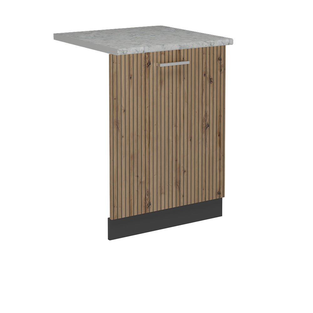 KRYT MYČKY NÁDOBÍ R-Line Řemeslný dub - antracitová/dub artisan, kompozitní dřevo (60/81.8/1.6cm) - Vicco