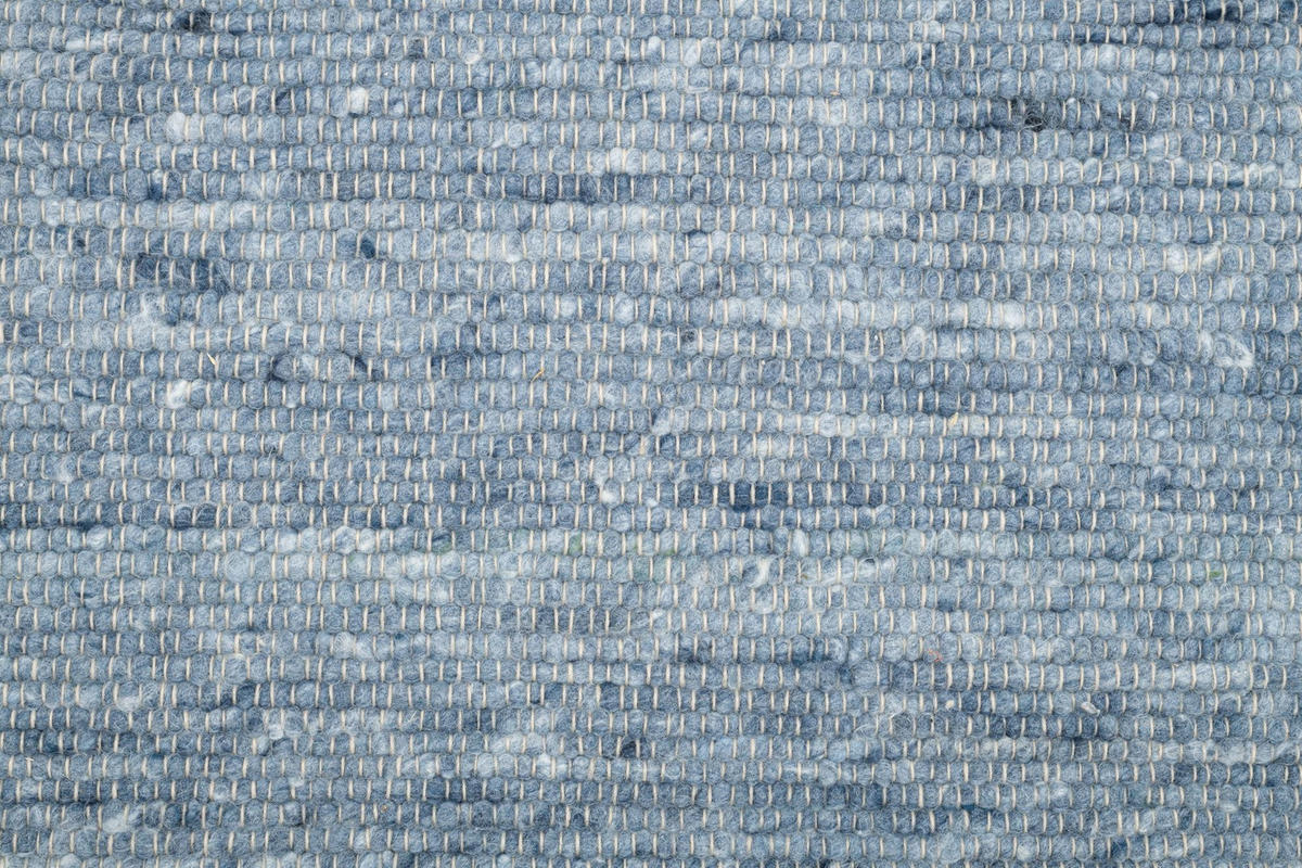 HANDWEBTEPPICH Alm-Freude 60x90 cm - Blau, Textil (60/90cm) - THEKO
