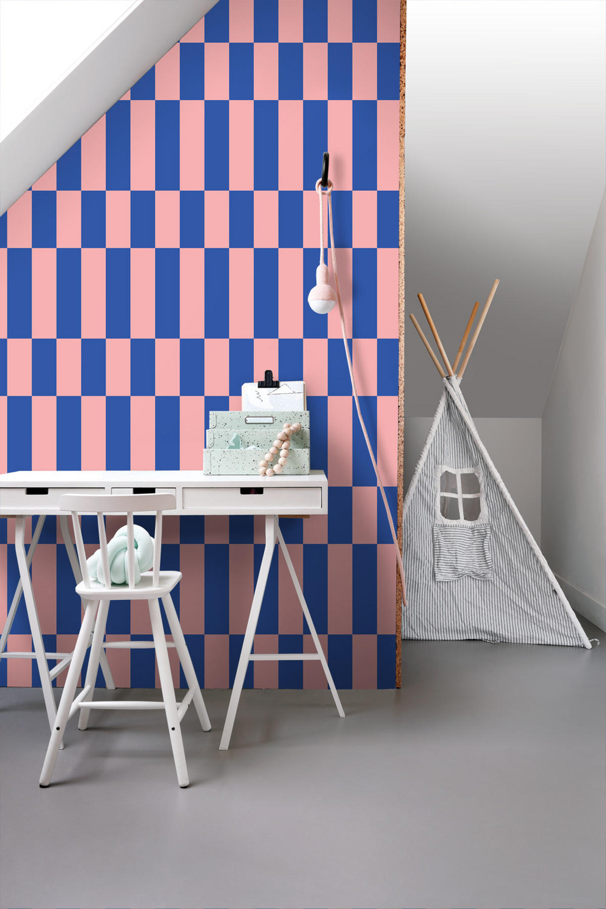 TAPETE Streifen 50 x 900 cm - Pink, Papier (50/900cm) - ESTAhome