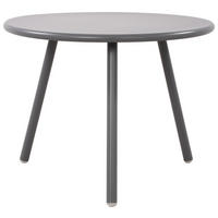 COUCHTISCH Nenim Kunststoff Dunkelgrau Beistelltisch Rund - Dunkelgrau, Kunststoff (60/60/45cm) - DELUKE