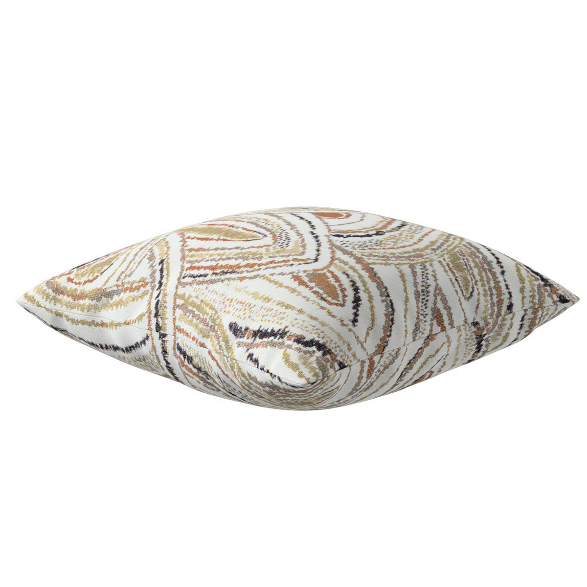 KISSENHÜLLE Cosy Home olive- beige, 43x43 cm - Beige/Multicolor, Textil (43/43cm) - Dekoria