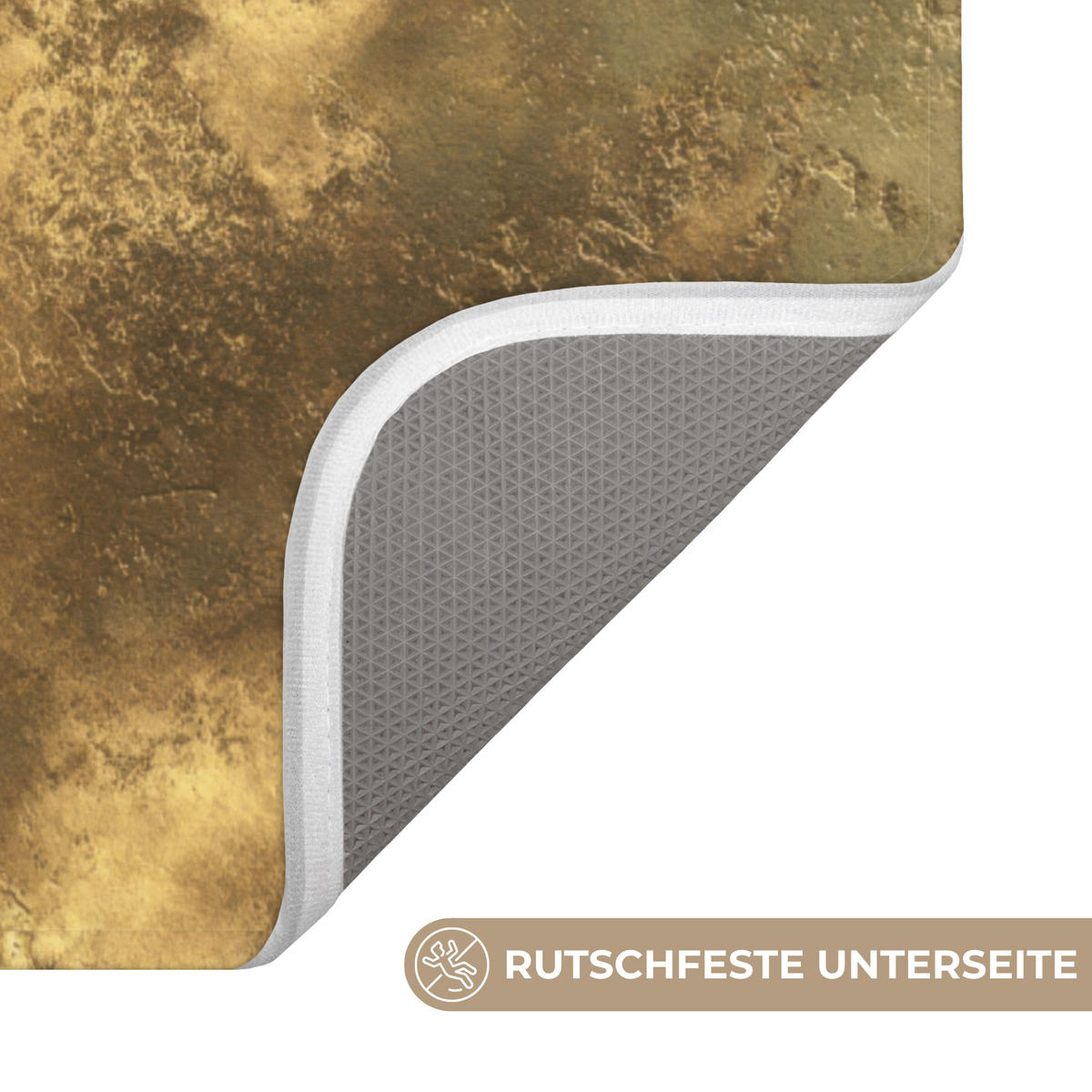 KÚPEĽŇOVÁ PREDLOŽKA Starožitný - metalický vzhľad - zlatý 60x120 cm - zlatá, textil/plast (60/120cm) - OnlyWow