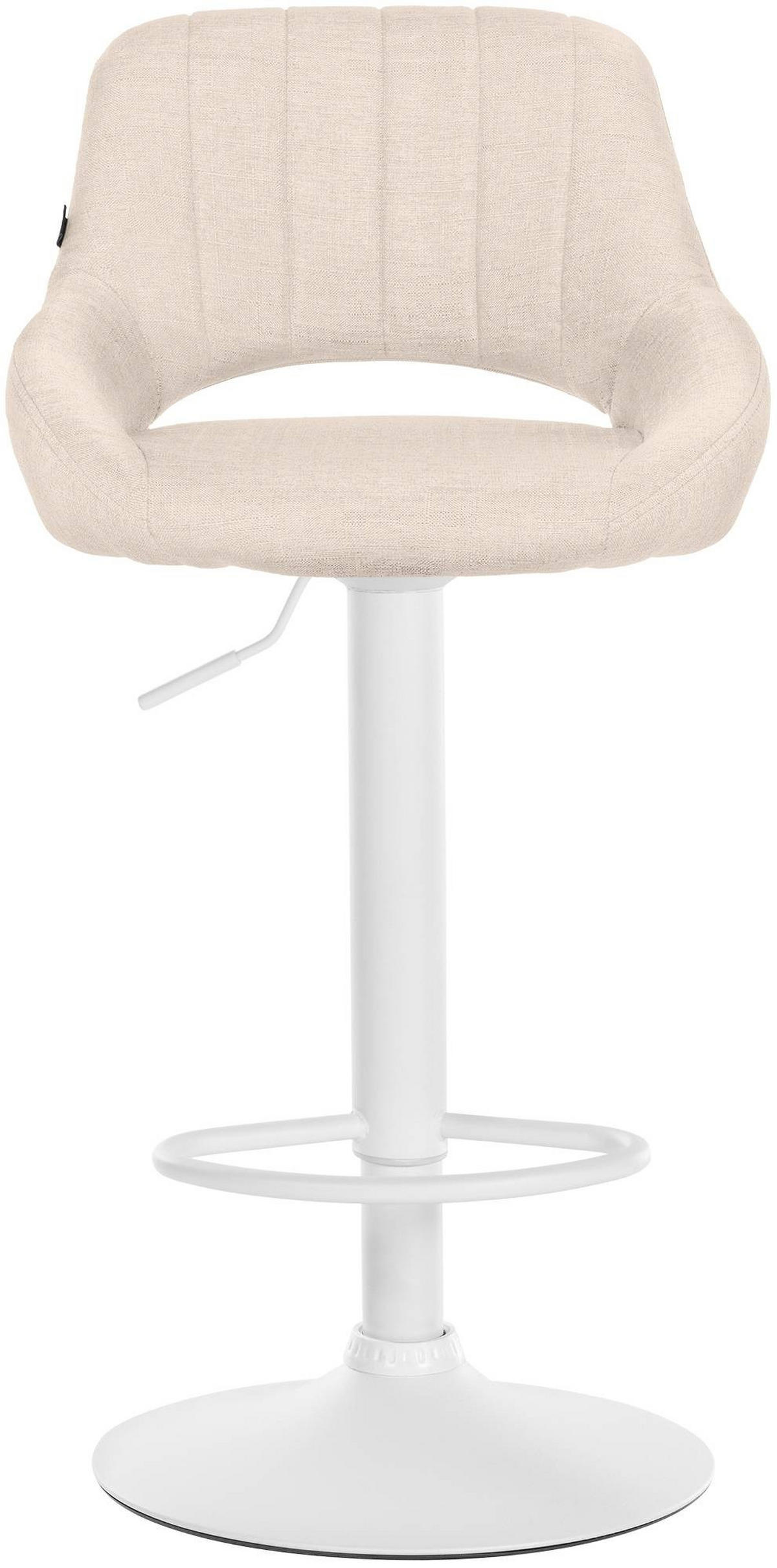 BARHOCKER Milet 48x47x85 cm creme - Creme, Textil (47/85/48cm) - furnicato
