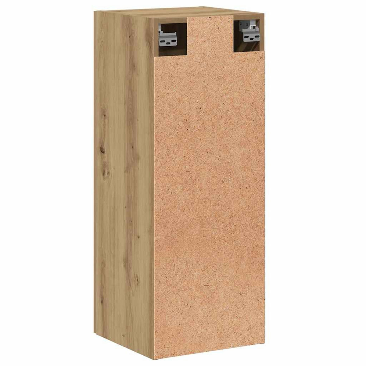 HÄNGESCHRANK mit 3 Fächern 34,5/34/90 cm aus Holzwerkstoff Artisan-Eiche Dekor - Eiche Artisan, Holz (34.5/90/34cm) - vidaXL