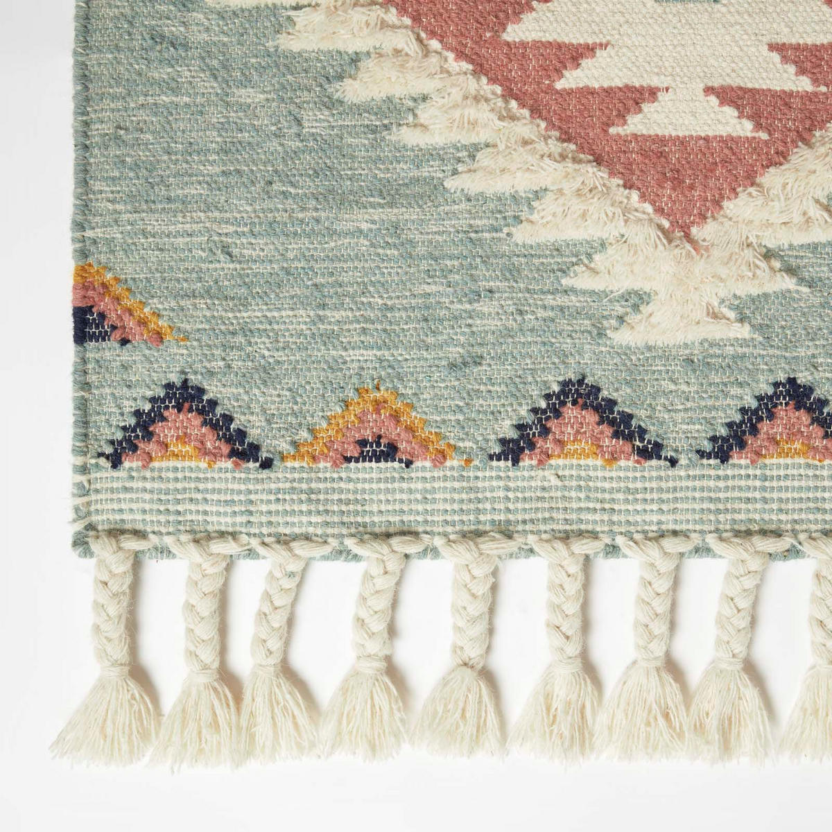 KELIM-TEPPICH Tenali handgewebt 90/150 cm - Multicolor, Textil (90/150cm) - Homescapes