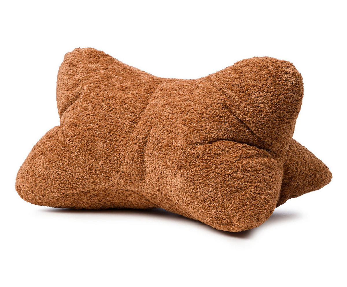 LESEKISSEN Glam ZIMT 40X25CM - Kupferfarben, Textil (40/25cm) - Ambiente Trendlife by Gözze