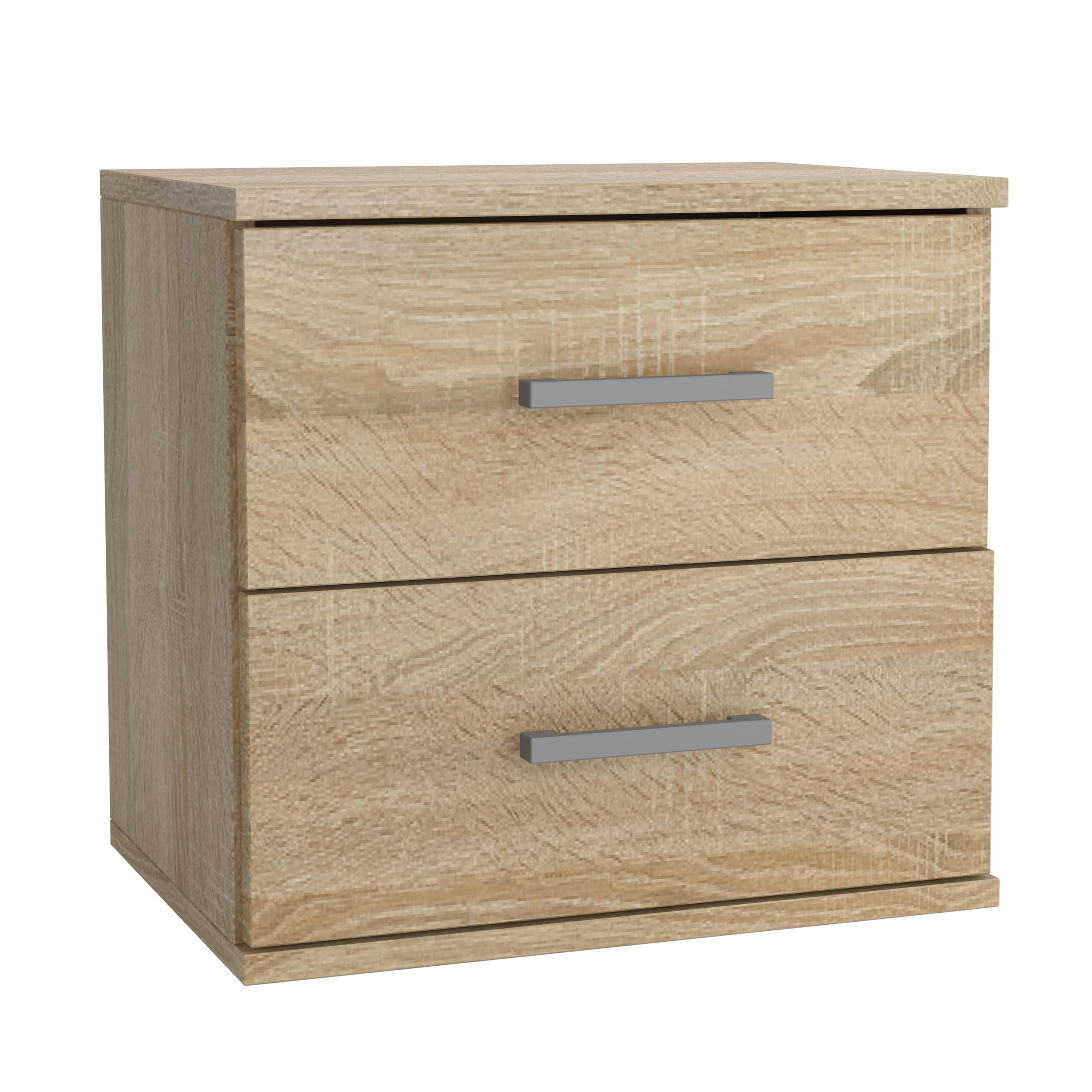 NACHTTISCH NOCTA 48/50/35 cm Sonoma Eiche - Sonoma Eiche, Holzwerkstoff (48/50/35cm) - MASSENO