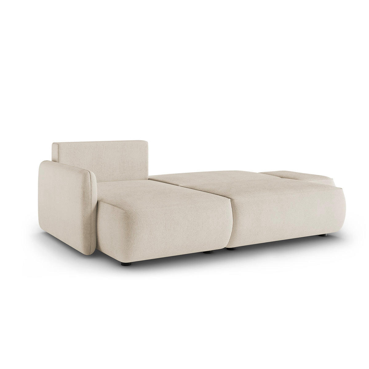 ECKSOFA Alessio 3 Sitzplätze Beige - Beige, Holz (229/148cm) - Petits-meubles