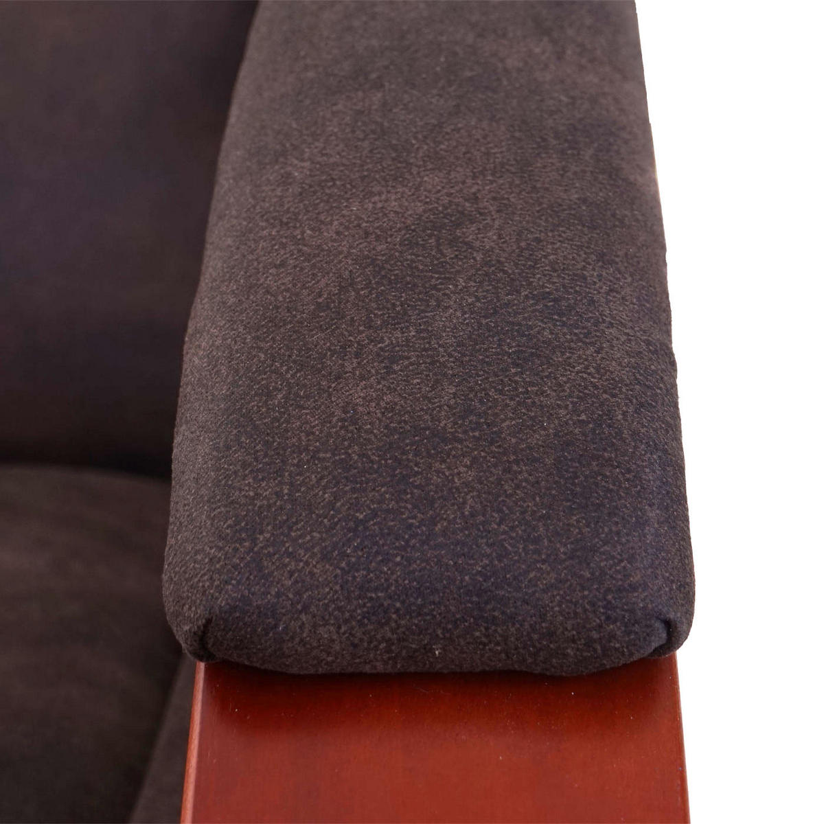 MASSAGESESSEL Athene HxBxT 118x69x143cm Sitzhöhe 49cm mit Massage Stoff/Textil Wildlederimitat Braun - Braun, Textil (69/118/143cm) - BERLINLODGE