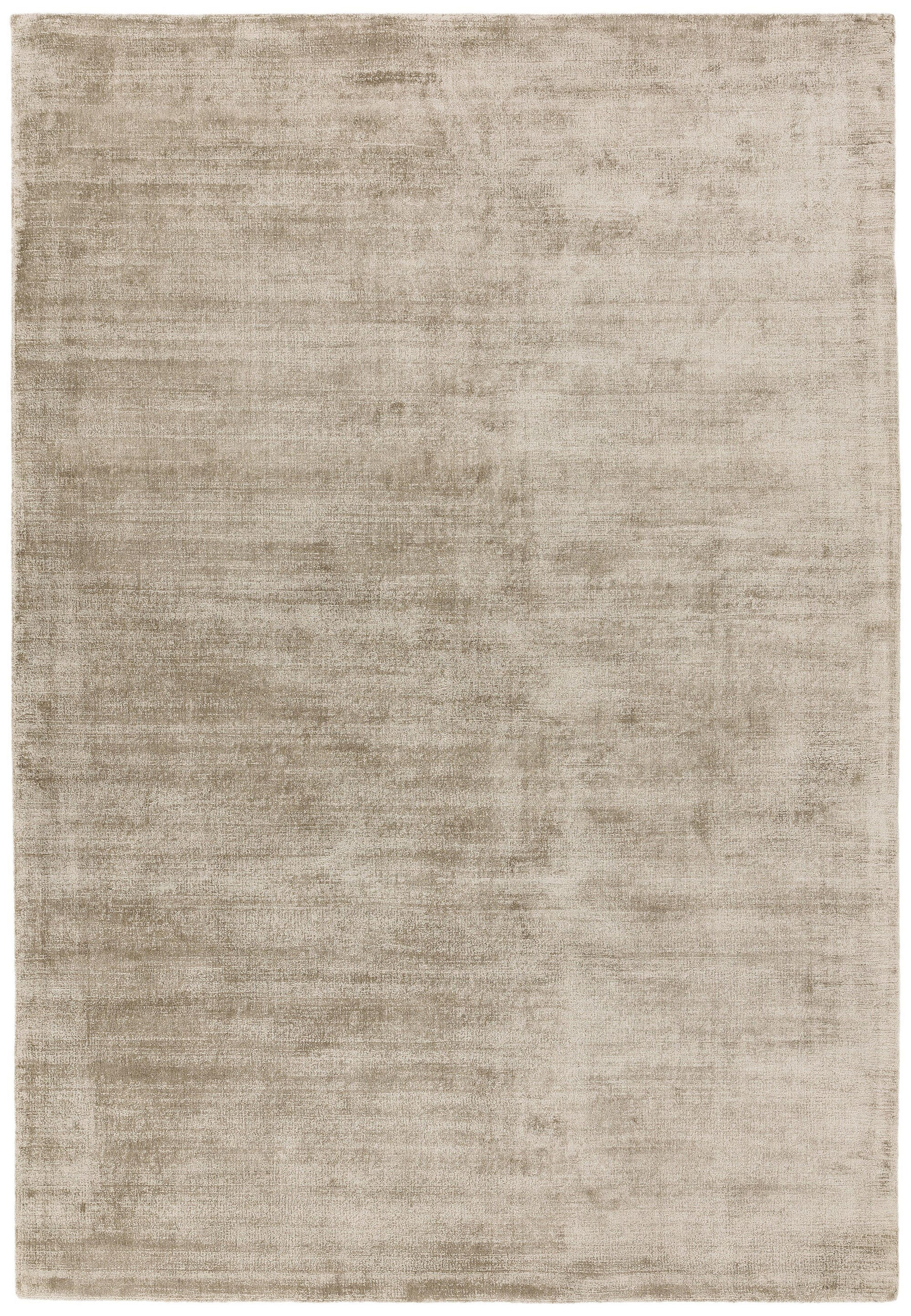 TEPPICH Viskose handgewebt zeitloses Design BARI, Taupe 120x170 cm - Taupe, Textil (120/170cm) - KADIMA DESIGN