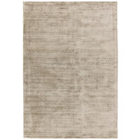 TEPPICH Viskose handgewebt zeitloses Design BARI, Taupe 160x230 cm - Taupe, Textil (160/230cm) - KADIMA DESIGN