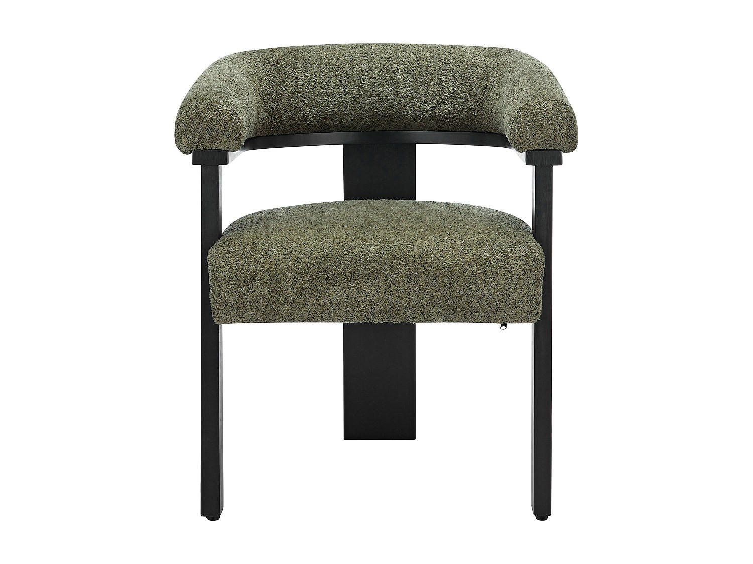STUHL - 64 cm x 60 cm - Stoff - Schwarz, Khaki - LIVELIA - Waldgrün, Textil (64/78/60cm) - Vente-Unique