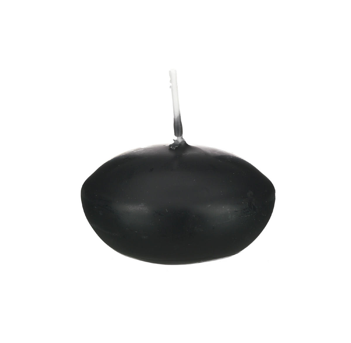SCHWIMMKERZEN Schwarz 24 x Ø 60 mm, 20 Stück - Schwarz, Paraffin (6/2.4/2.4cm) - Kopschitz Kerzen