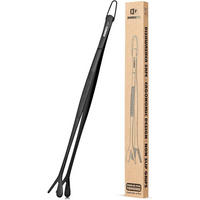 KOCHPINZETTE Edelstahl, Doppelspitze 2-in-1 Profi, 1-teilig - Silberfarben, Metall (0.5/25.5/1.5cm) - LUXUSKOLLEKTION