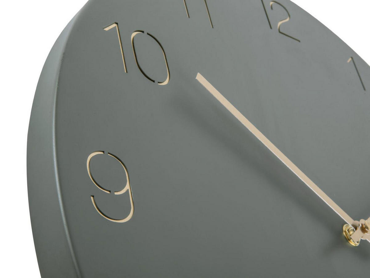 WANDUHR Charmn Ø40 cm - Grün, Metall (40/40/3.5cm) - Karlsson