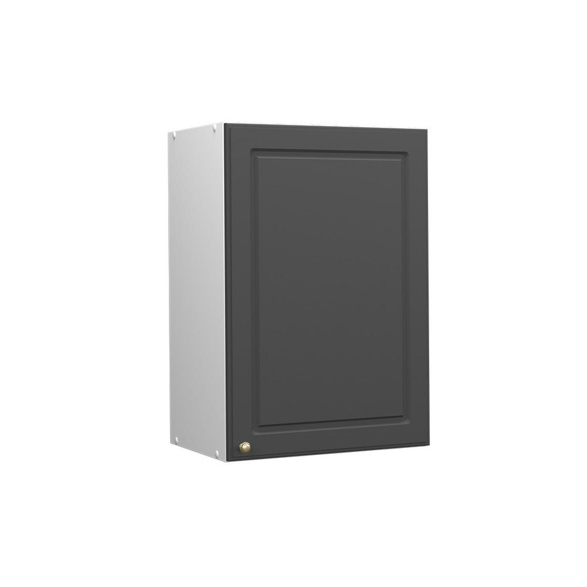 HÄNGESCHRANK Fame-Line Anthrazit-Gold 50 cm - Anthrazit/Weiß, Holzwerkstoff (50/72/34.1cm) - Vicco