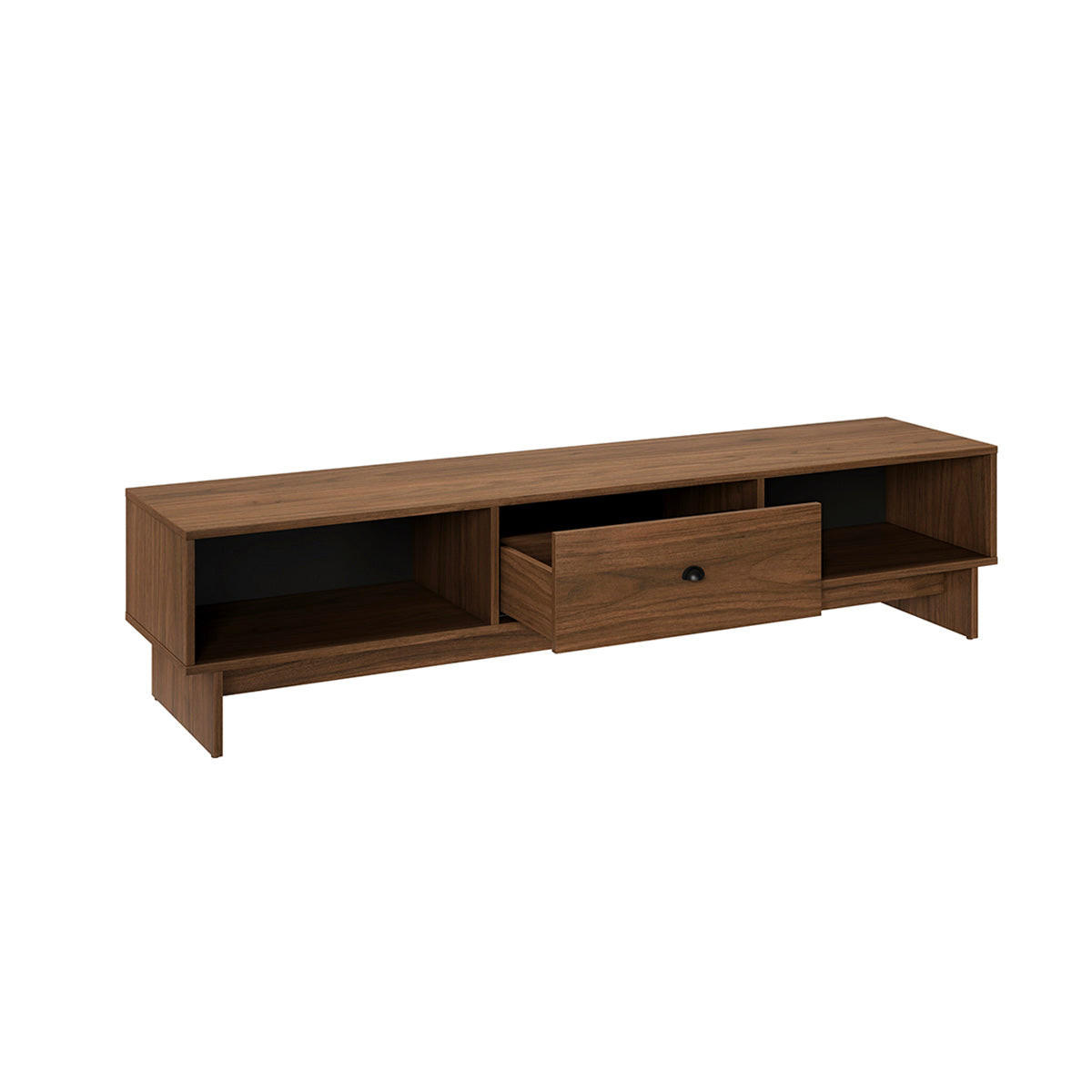 TV-MÖBEL Dunkles Holz - Braun, Holzwerkstoff (176.4/40.6/40cm) - Petits-meubles