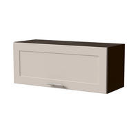 KLAPPHÄNGESCHRANK Oslo W4B/90 Lava / Kaschmir Matt 90 / 32,5 / 36cm - Blum Aventos - Kaschmir/Dunkelgrau, Holz/Holzwerkstoff (90/36/32.5cm) - Feldmann-Wohnen