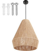 HÄNGELEUCHTE Pendelleuchte Suri,40,5 x 47 cm,natur - Naturfarben, Metall (40.5/40.5/47cm) - tectake