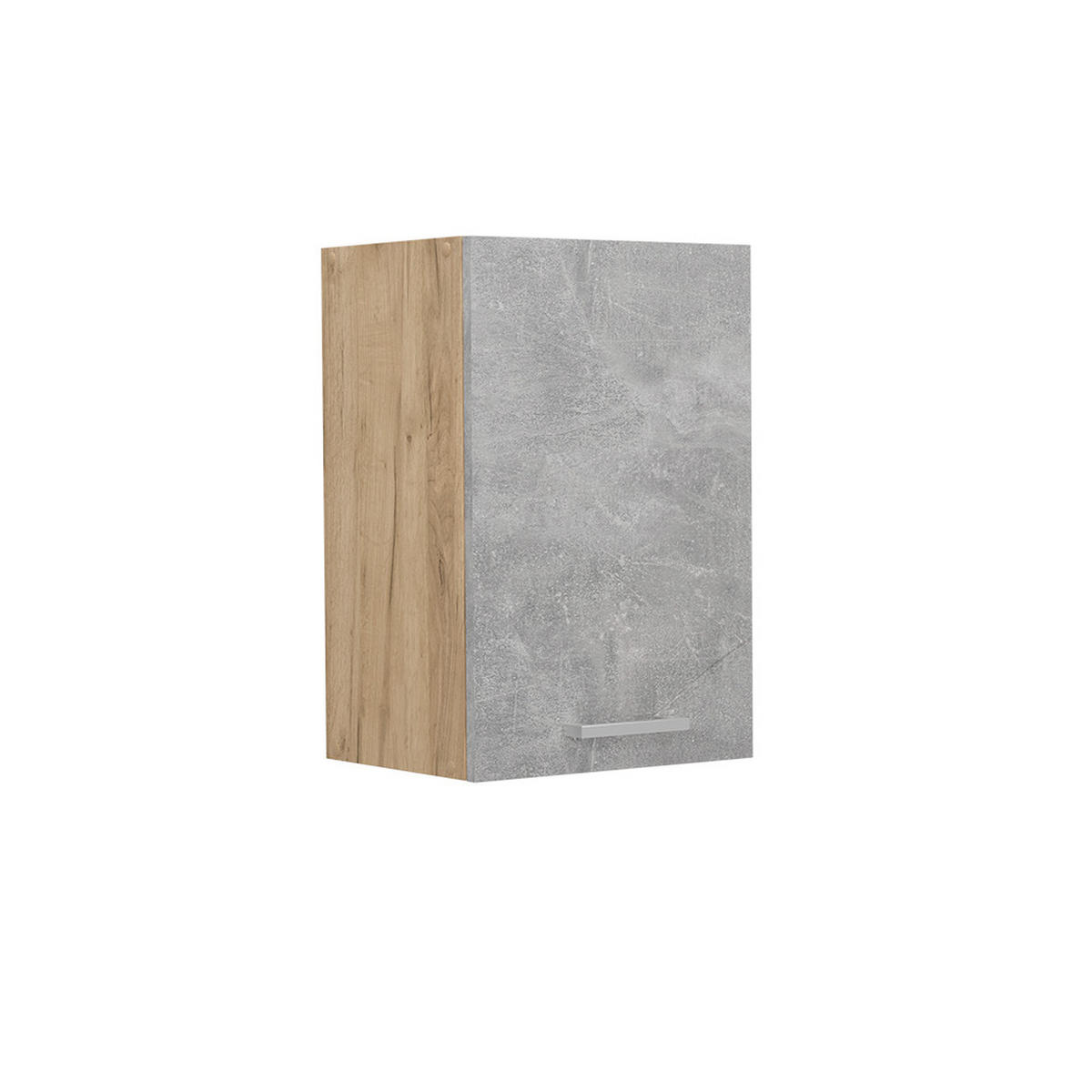 HÄNGESCHRANK R-Line Beton 40 cm - Honigeiche/Schieferfarben, Holzwerkstoff (40/60/31cm) - Vicco