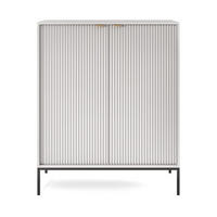 KOMMODE – K104 – 104 cm – NOVA – Grau - Grau, Holzwerkstoff (104/125/39cm) - hi-markt