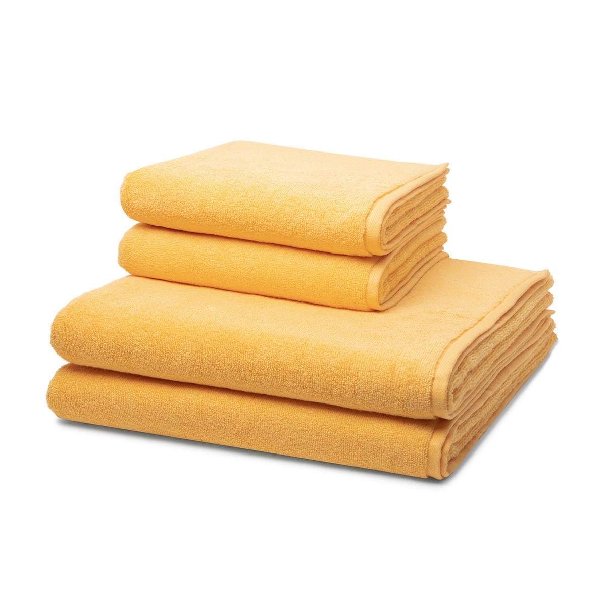 FROTTIERSET Sensual Skin 4-teilig - Gelb, Textil (50/100cm) - Ross