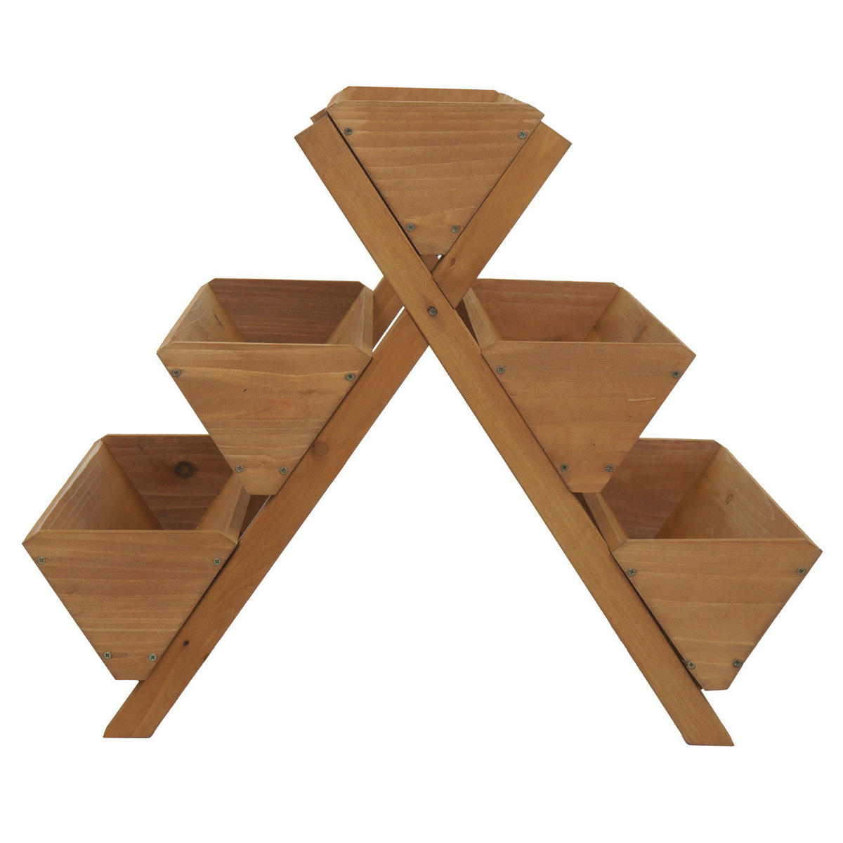 ROZSTUPNÍ SCHODY Hnědé - hnědá, dřevo (56/56/70cm) - MCW