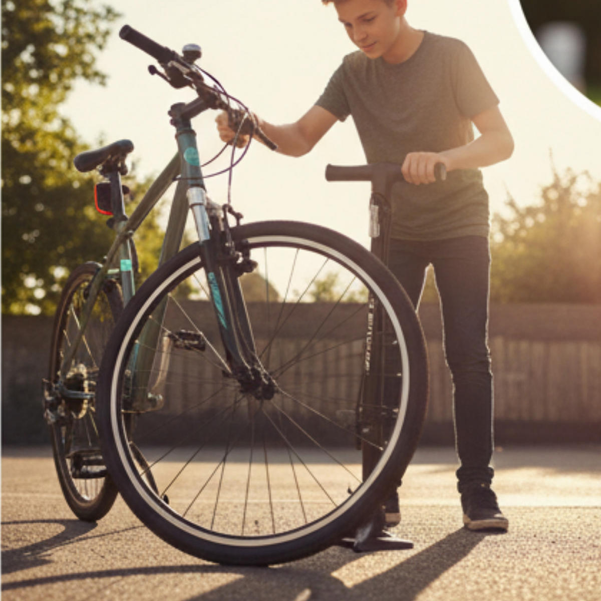 STANDLUFTPUMPE SLP19 Schwarz 11 Bar mit Manometer - Schwarz, Metall (10/59/6cm) - Dunlop