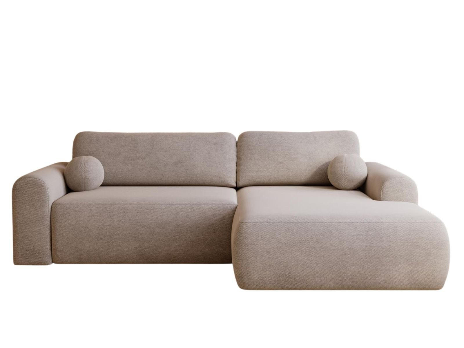 Compleo24 Ecksofa Champagner 257x177 cm