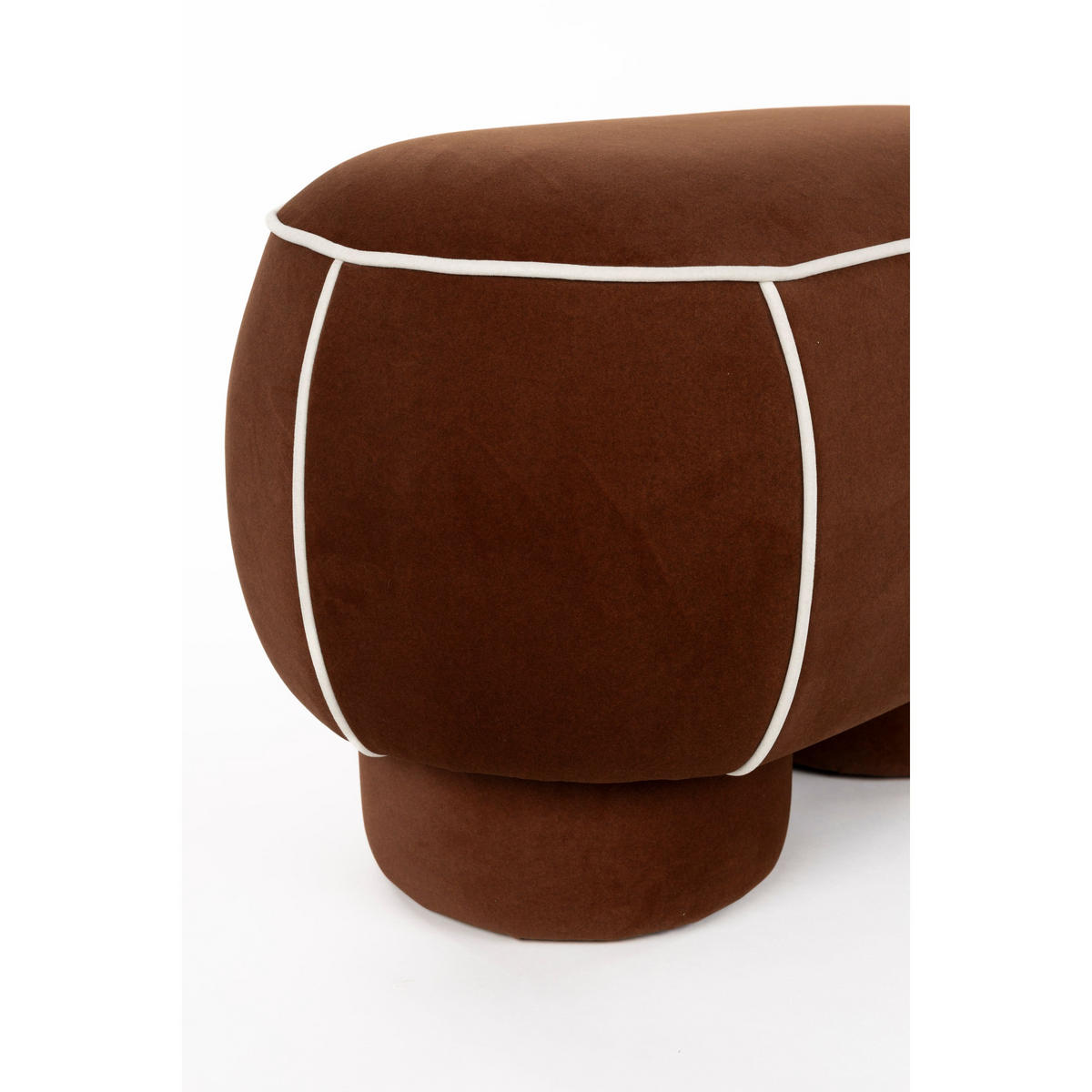 SITZBANK Marina Hocker M Rot - Rot, Kunststoff (77.5/49/45.5cm) - Housecraft Living