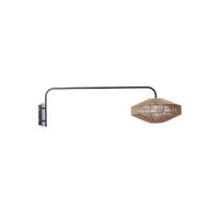 WANDLEUCHTE Lyra Braun Ø43/115 cm - Braun, Metall (43/115/43cm) - Light & Living