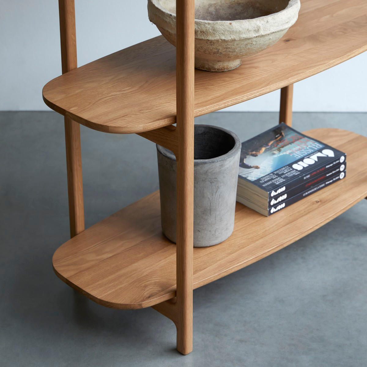 BÜCHERREGAL Rozenn Natur aus Eiche - Naturfarben, Holz (100/175/38cm) - Tikamoon