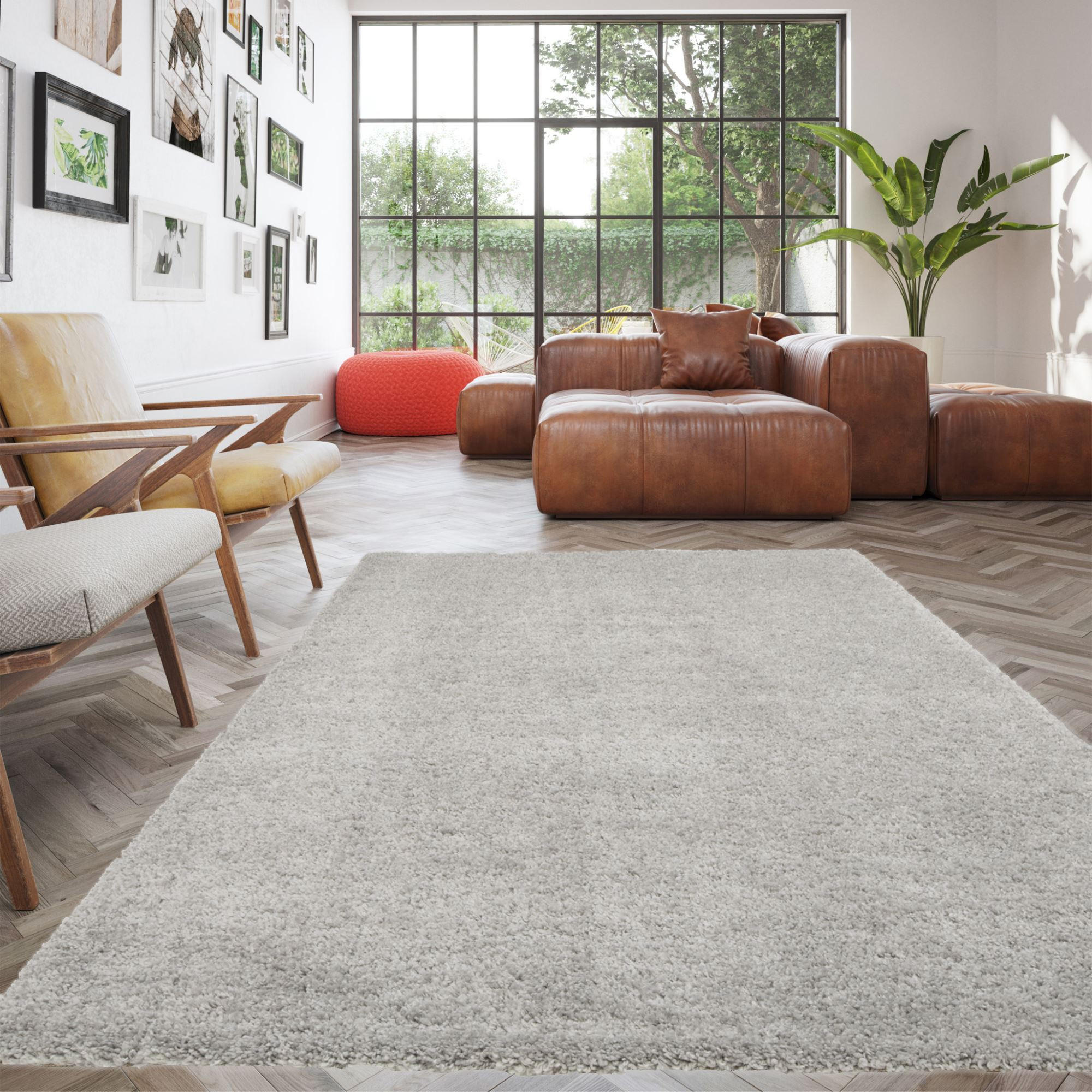 HOCHFLORTEPPICH 120/170 cm Valencia - Grau, Textil (120/170cm) - Steffensmeier