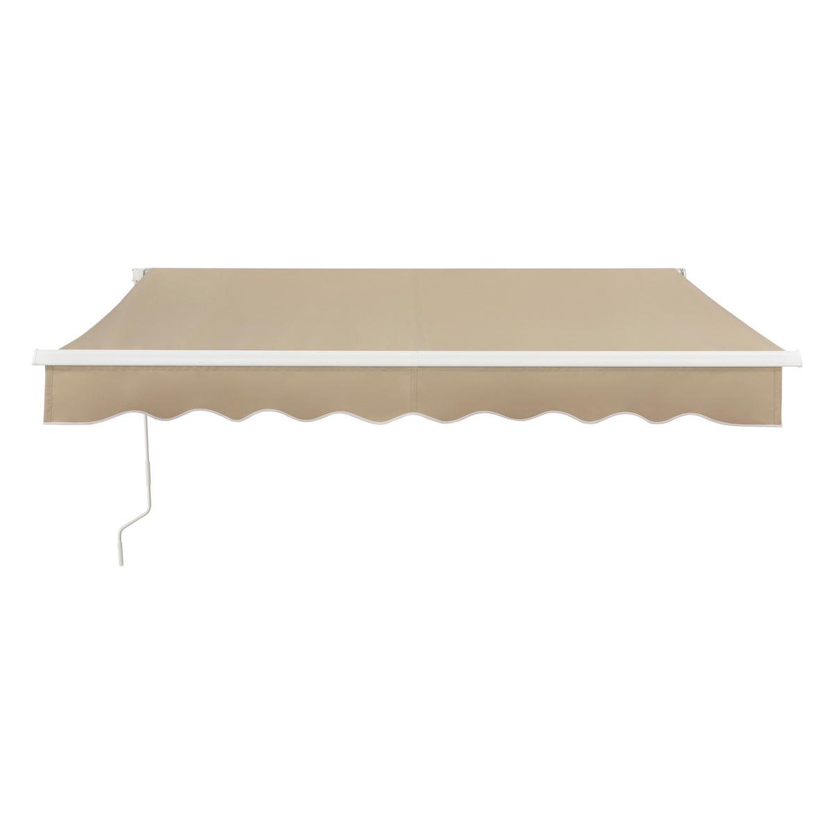GELENKARMMARKISE Bitonto - Beige, Textil (300/0.1/250cm) - [en.casa]