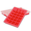 EISWÜRFELFORM 2er Set - Rot, Kunststoff (13/2.5/18cm) - Intirilife