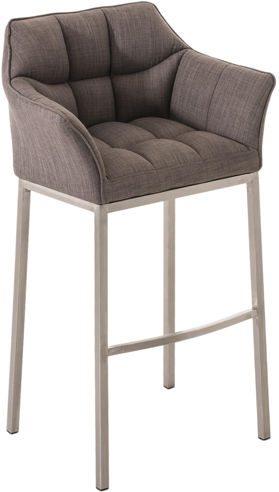 furnicato Barhocker Grau 64x110x48 cm