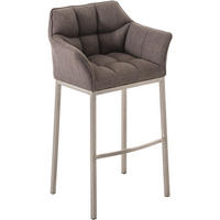 BARHOCKER Damaso 110x64x48 cm grau - Grau, Textil (64/110/48cm) - furnicato