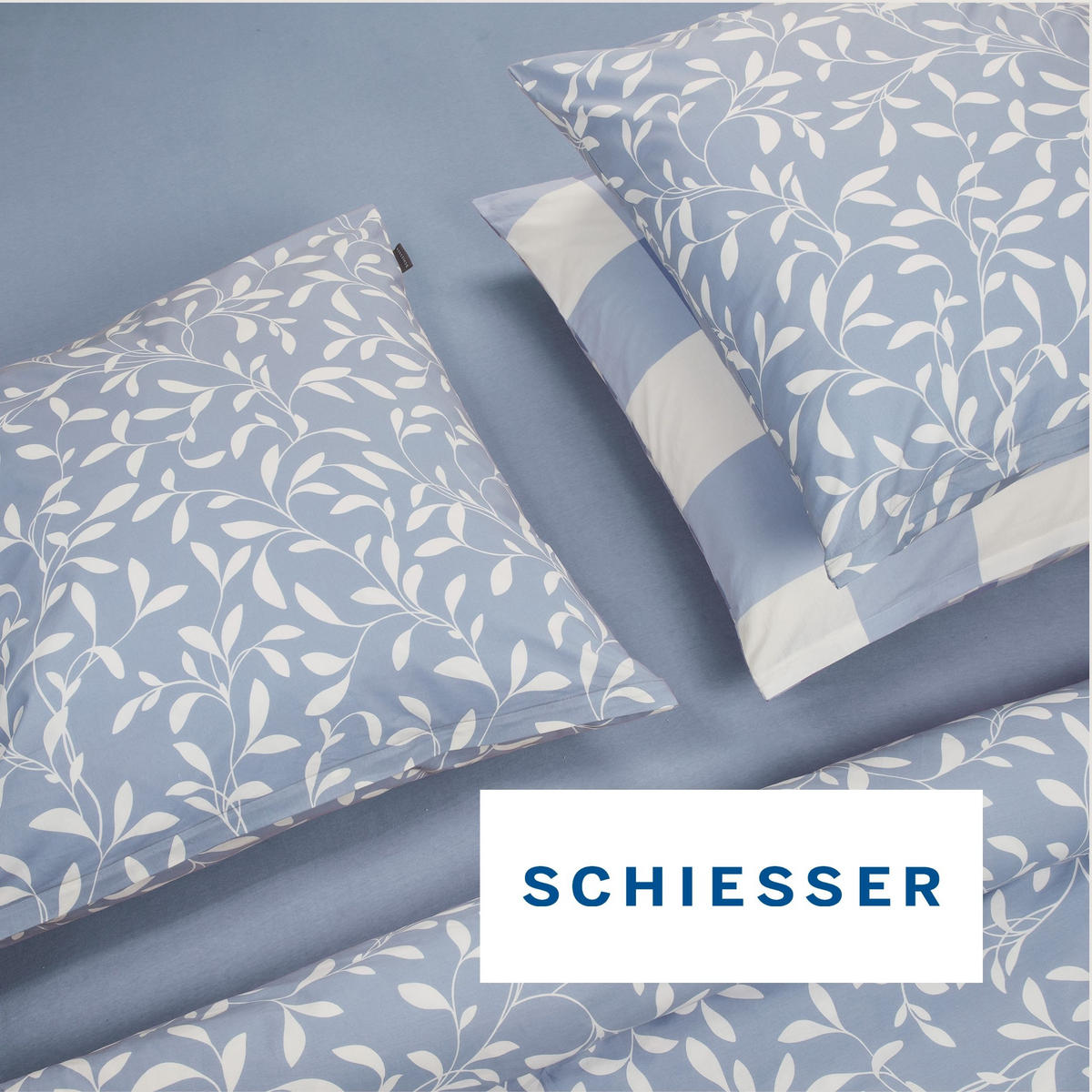 SPANNBETTLAKEN Jessi 100% Baumwolle 150x200 cm Hellblau - Hellblau, Textil (150/200cm) - SCHIESSER