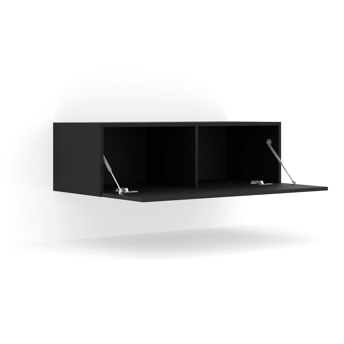 TV STOLÍK Bali Matná čierna - čierna, kompozitné drevo (100/30/40cm) - Petits-meubles