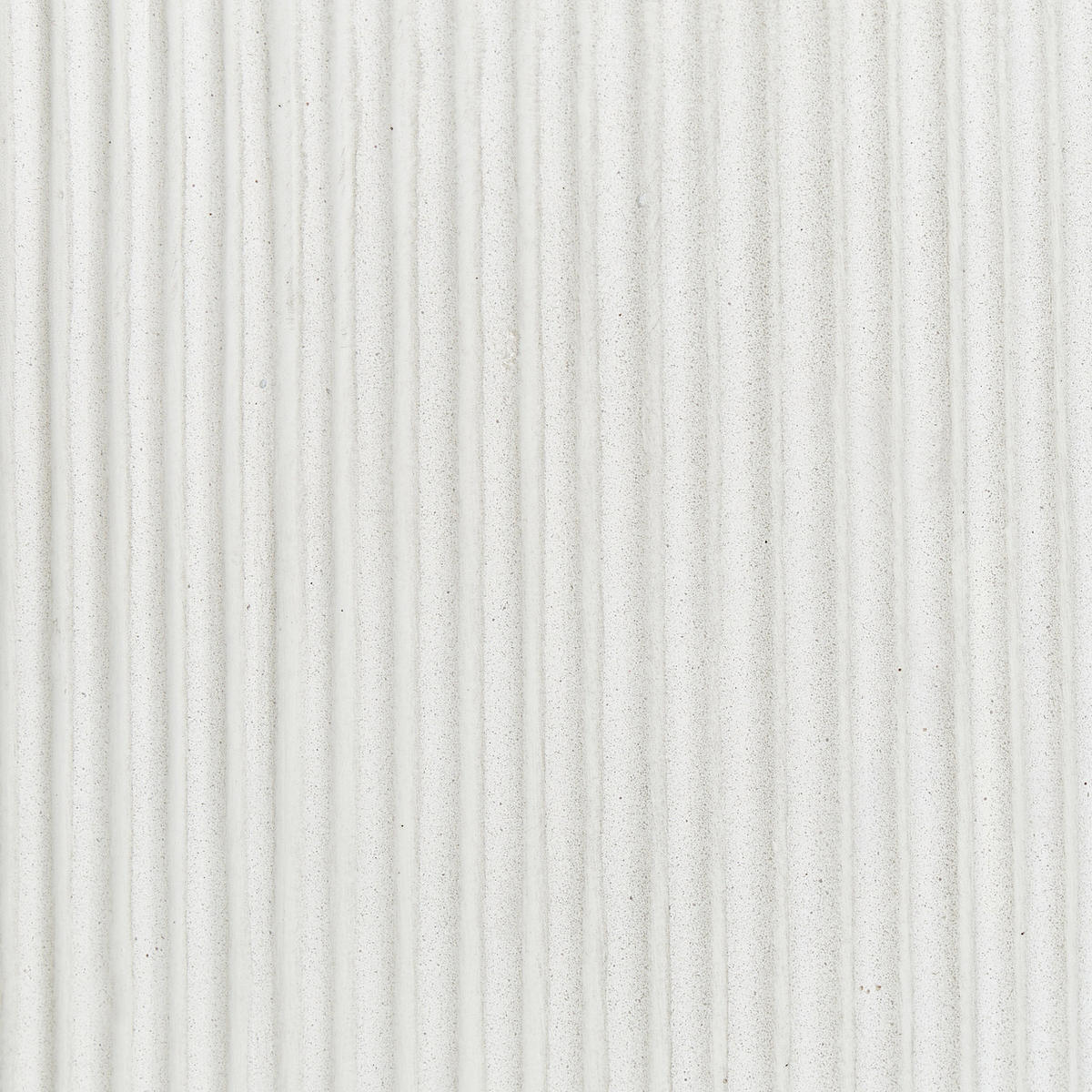 BLUMENTOPF Weiß Daria - Weiß, Naturmaterialien (37cm) - Beliani