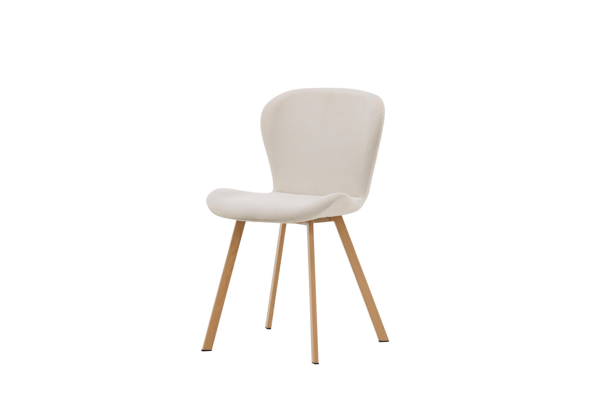 ESSZIMMERSTUHL LILJA Beige 48x50x80 cm - Beige, Textil (48/80/50cm) - FURNLUX