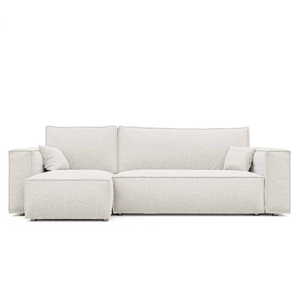 Thumbnail - Idohome Ecksofa, Creme, Textil, 4-Sitzer, L-Form,L-Form, 244x155 cm, Wohnzimmer, Sofas & Couches, Wohnlandschaften, Ecks...